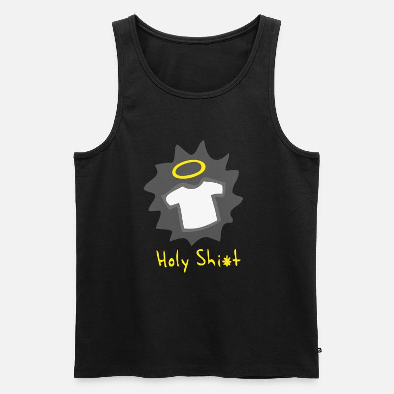 heilig-Hemd - Männer Premium Bio Tank Top - Schwarz