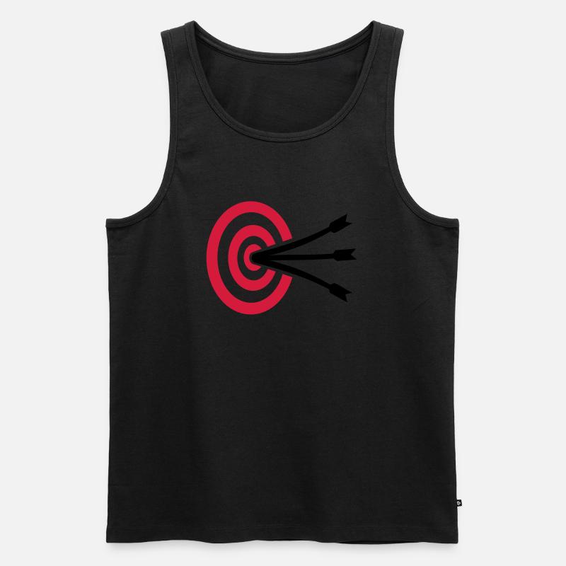 Bogenschießen - Männer Premium Bio Tank Top - Schwarz