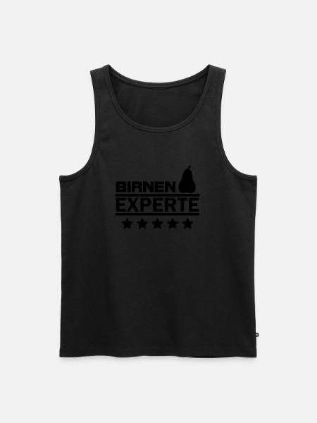 birnen experte - Männer Premium Bio Tank Top - Schwarz