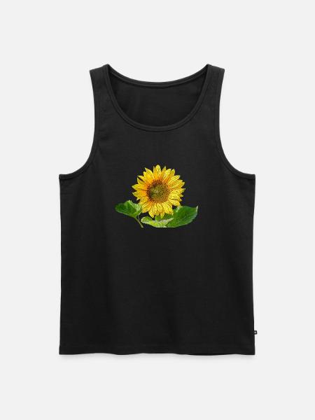 Sunflower - Men's Premium Organic Tank Top - black