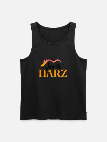 Logo Klassik - Männer Premium Bio Tank Top - Schwarz