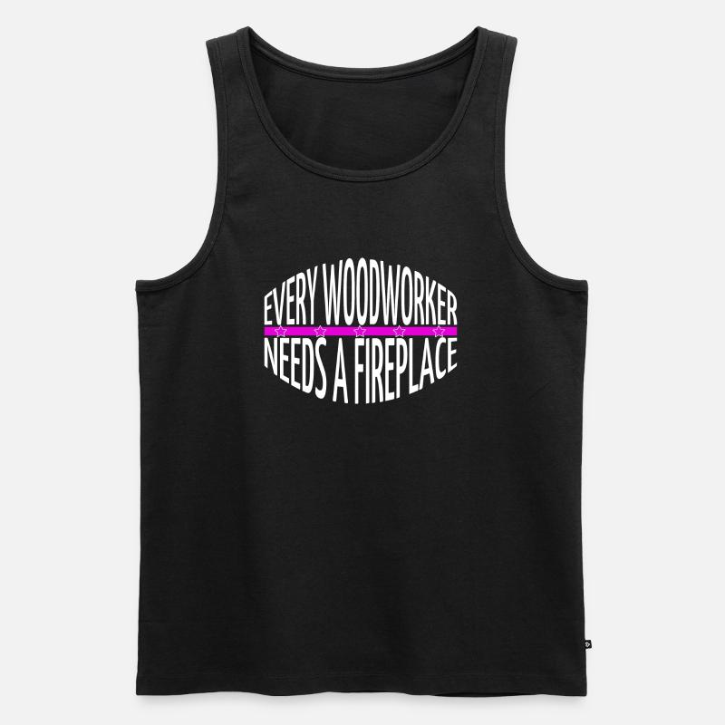 apprentice construction carpenter hobbyists - Men's Premium Organic Tank Top - black