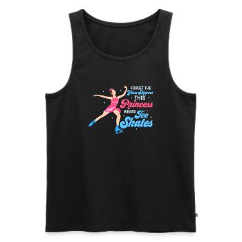 Fairy Tales on Ice: Slippers to Skates - Men's Premium Organic Tank Top - black - Front - AI Model Male 178 light (178cm)