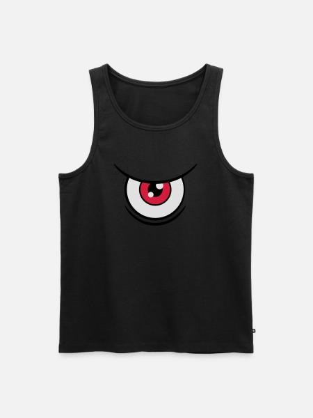 Big Eye - Men's Premium Organic Tank Top - black
