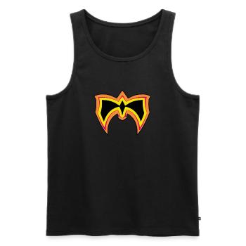Wrestling 80s - Männer Premium Bio Tank Top - Schwarz - Vorne - Michal (187cm)