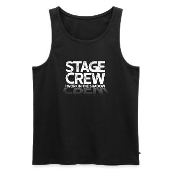 Theatre Lover Stage Performer - Funny Stage Crew - Männer Premium Bio Tank Top - Schwarz - Vorne - AI Model Male 178 light (178cm)