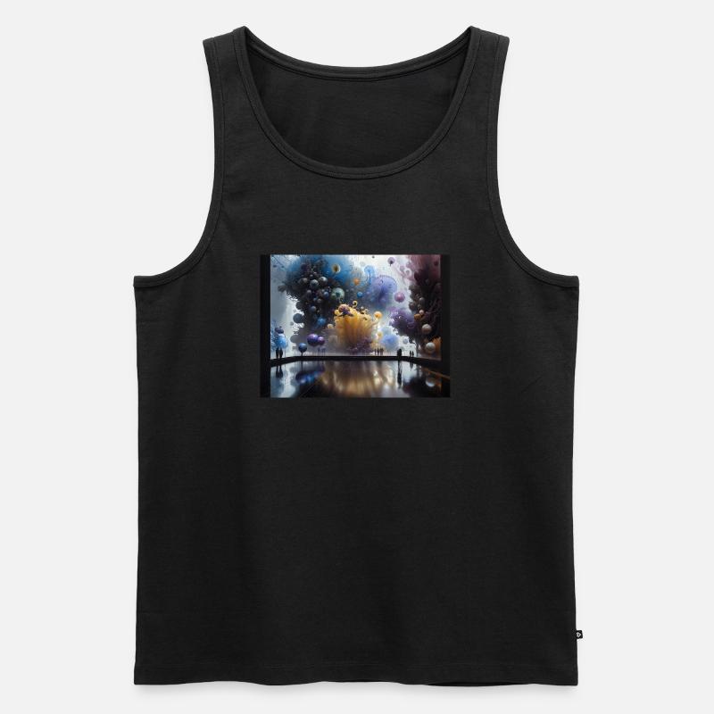Reise in Actarus #7 - Männer Premium Bio Tank Top - Schwarz