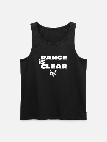 Range is clear RO1 - Männer Premium Bio Tank Top - Schwarz