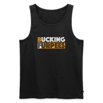 Burpees | Fitness, Protein, Training, Workout - Männer Premium Bio Tank Top - Schwarz - Vorne - Michal (187cm)