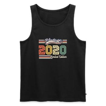 Awesome 2020 birthday gift since 2020 came - Men's Premium Organic Tank Top - black - Front - Michal (187cm)