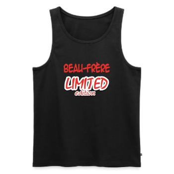 Brother-in-law LIMITED EDITION - Men's Premium Organic Tank Top - black - Front - Michal (187cm)