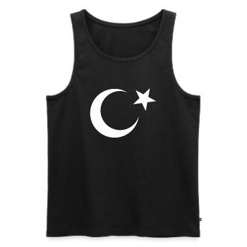 Montrez vos racines : la Turquie turque sur les tenues - Débardeur bio Premium Homme - noir - Devant - AI Model Male 178 light (178cm)
