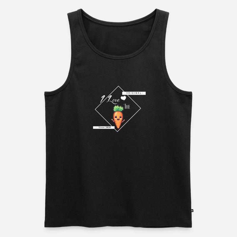 CARROVE - Männer Premium Bio Tank Top - Schwarz