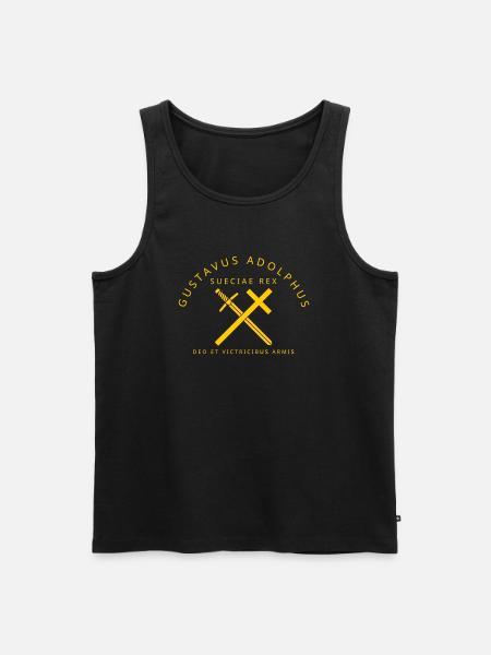Gustavus Adolphus - Men's Premium Organic Tank Top - black