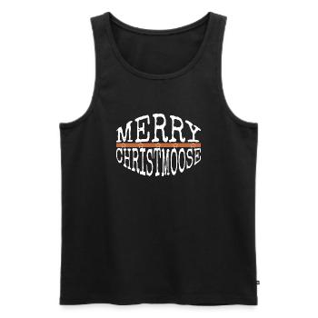 happy cute beach canadian america funny sayings - Männer Premium Bio Tank Top - Schwarz - Vorne - AI Model Male 178 light (178cm)