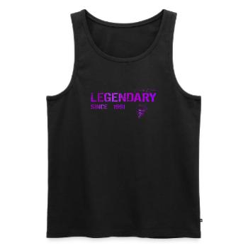 Legendary since 1991 Geschenk - Männer Premium Bio Tank Top - Schwarz - Vorne - AI Model Male 178 light (178cm)