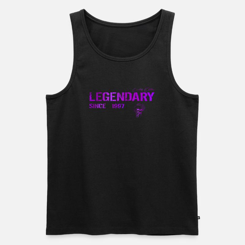 Legendary since 1997 Geschenk - Männer Premium Bio Tank Top - Schwarz