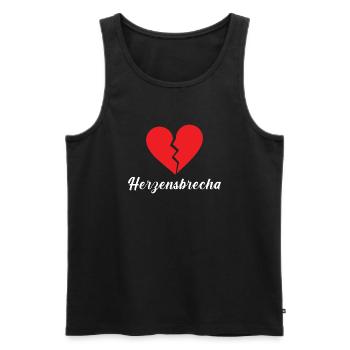 Lustiger Spruch Witzig Humor Geschenkidee - Männer Premium Bio Tank Top - Schwarz - Vorne - AI Model Male 178 light (178cm)