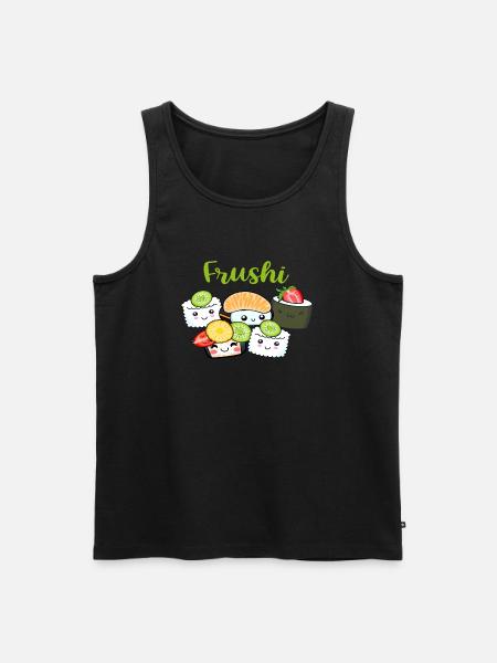 Frushi Sushi - Débardeur bio Premium Homme - noir