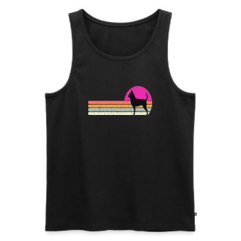 Chihuahua best Buddy - Männer Premium Bio Tank Top - Schwarz - Vorne - AI Model Male 178 light (178cm)