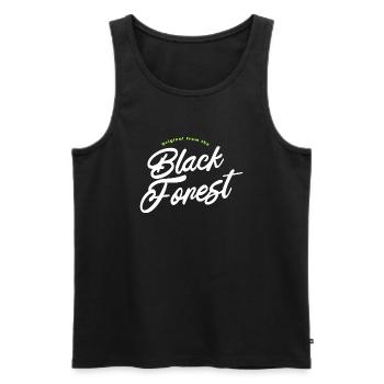 Original Schwarzwald - original from Black Forest - Männer Premium Bio Tank Top - Schwarz - Vorne - AI Model Male 178 light (178cm)