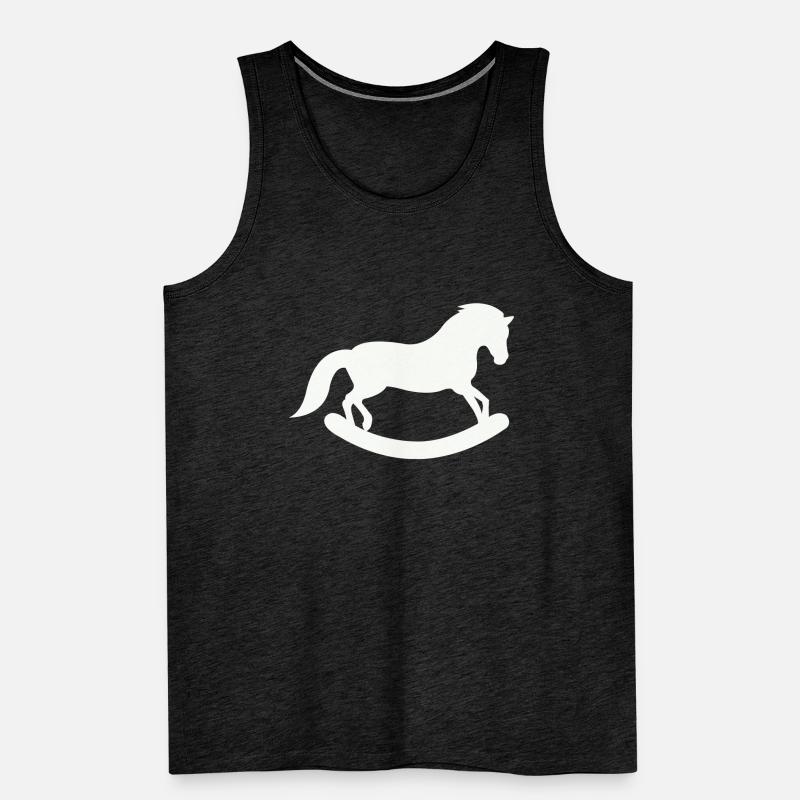 Cheval à bascule Débardeur bio Premium Homme