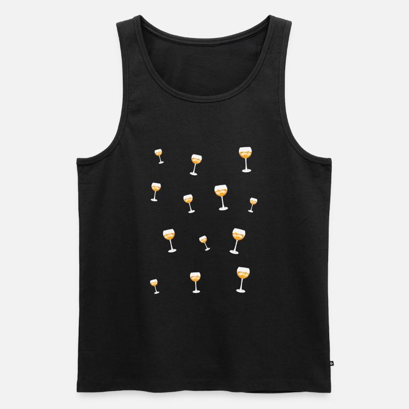 Halloechen Aperoelchen - Männer Premium Bio Tank Top - Schwarz