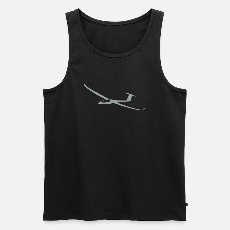 Schempp-Hirth Discus 2c - Männer Premium Bio Tank Top - Schwarz
