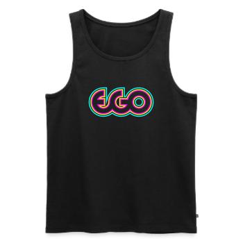 Ego Neon - Männer Premium Bio Tank Top - Schwarz - Vorne - AI Model Male 178 light (178cm)