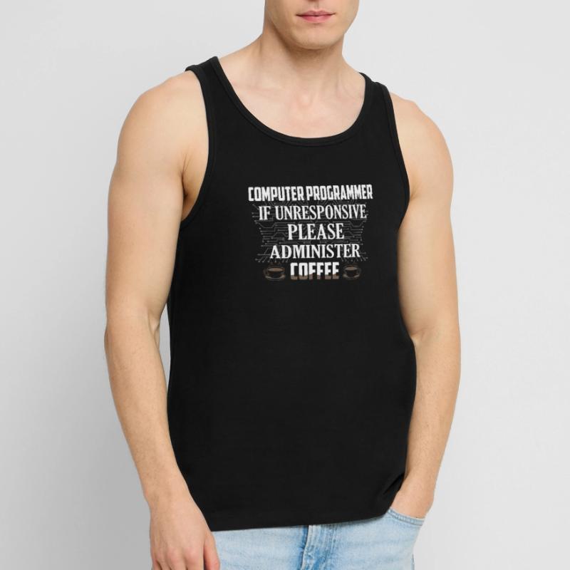 Logiciel de codage de programmeur informatique Débardeur bio Premium Homme