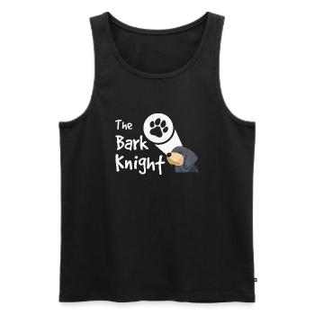 Hund der Barkenritter - Männer Premium Bio Tank Top - Schwarz - Vorne - AI Model Male 178 light (178cm)