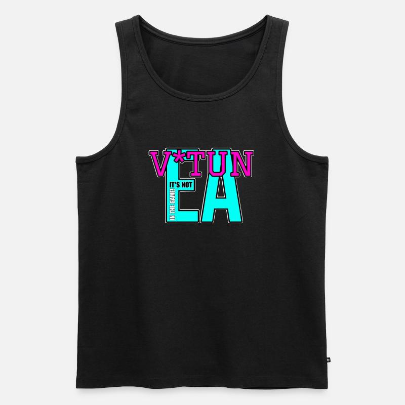 Verdammter EA! - Männer Premium Bio Tank Top - Schwarz