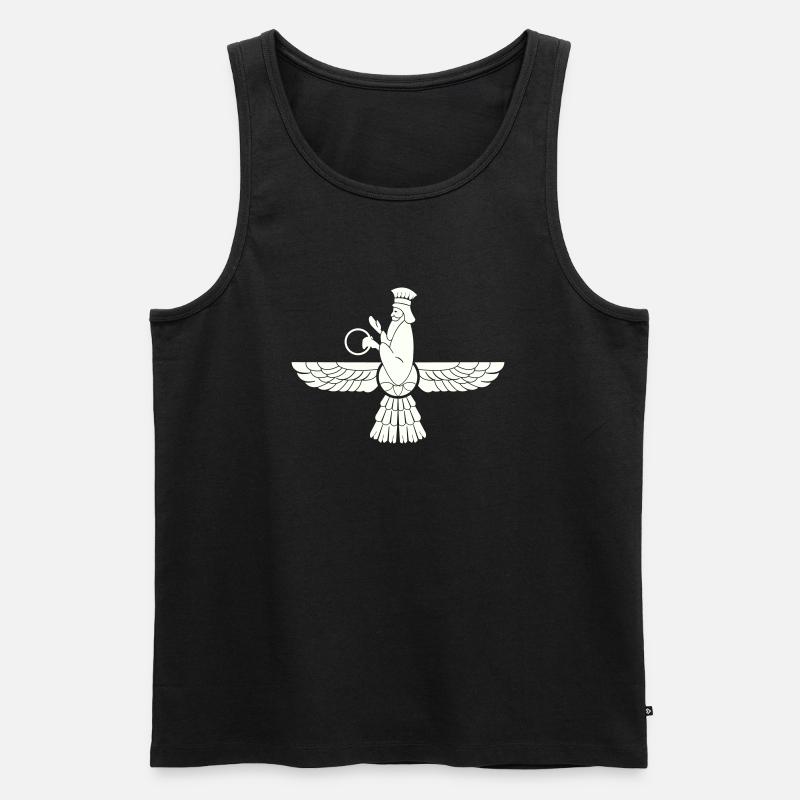 zarathustra - Männer Premium Bio Tank Top - Schwarz
