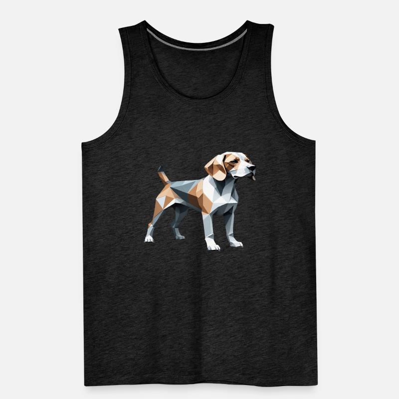 Beagle - Conception de chien de compagnie Débardeur bio Premium Homme