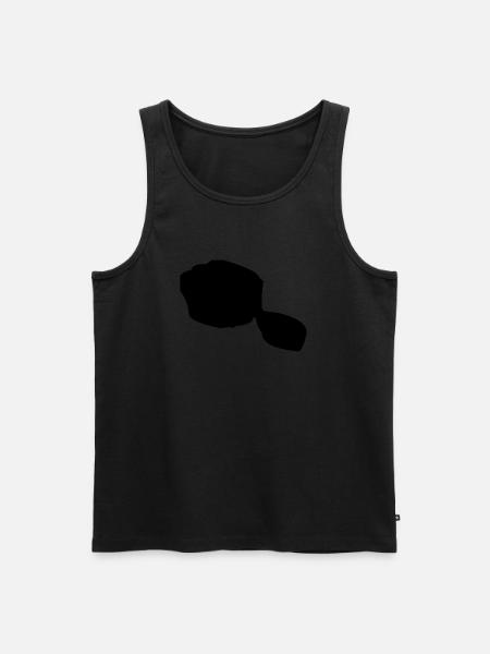 tahiti map - Débardeur bio Premium Homme - noir