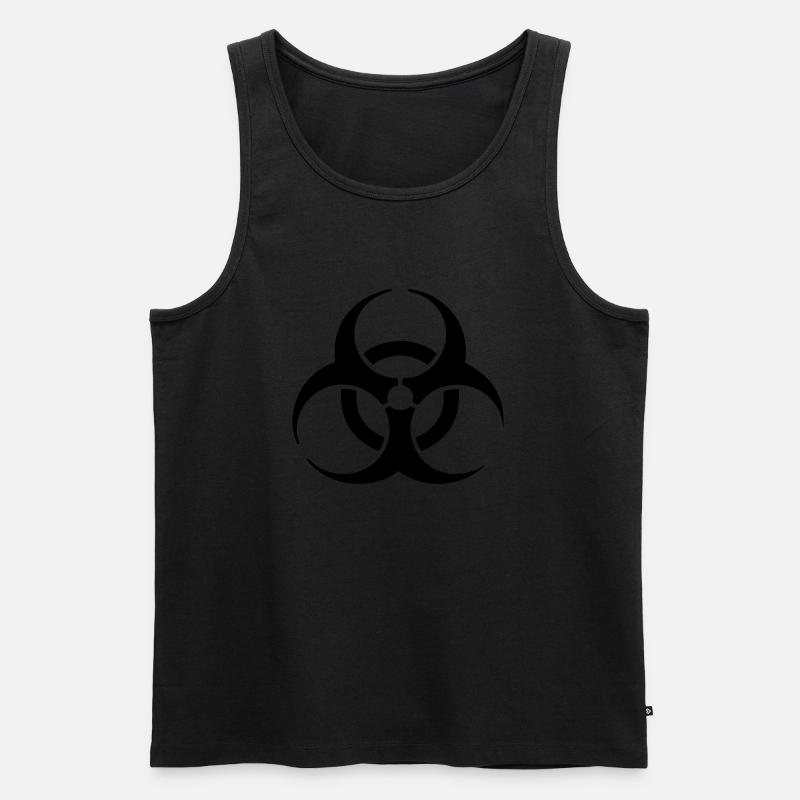 hardstyle biohazard Pullover - Débardeur bio Premium Homme - noir