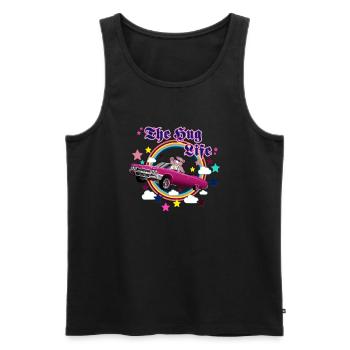 Das Umarmungsleben 2019 - Männer Premium Bio Tank Top - Schwarz - Vorne - AI Model Male 178 light (178cm)