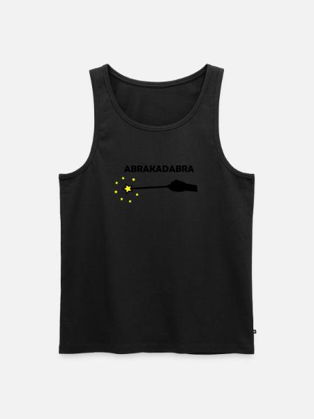 magic wand abrakadabra - Men's Premium Organic Tank Top - black