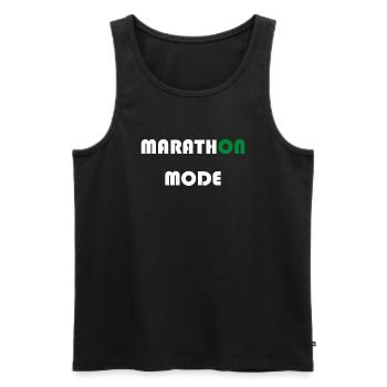 Triathlon Swim Bike Run Marathon - Männer Premium Bio Tank Top - Schwarz - Vorne - AI Model Male 178 light (178cm)