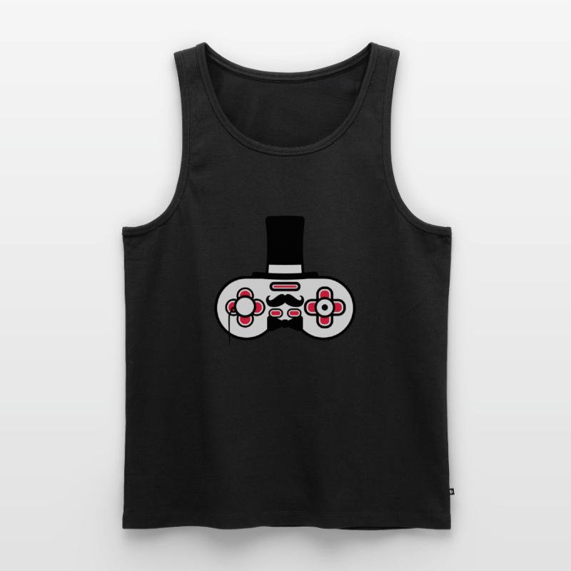 Gentlemen old controller retro Men's Premium Organic Tank Top
