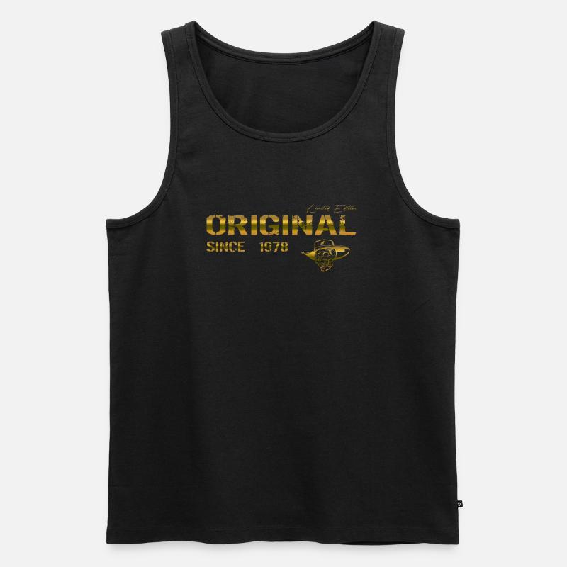 Original since 1978 - Männer Premium Bio Tank Top - Schwarz