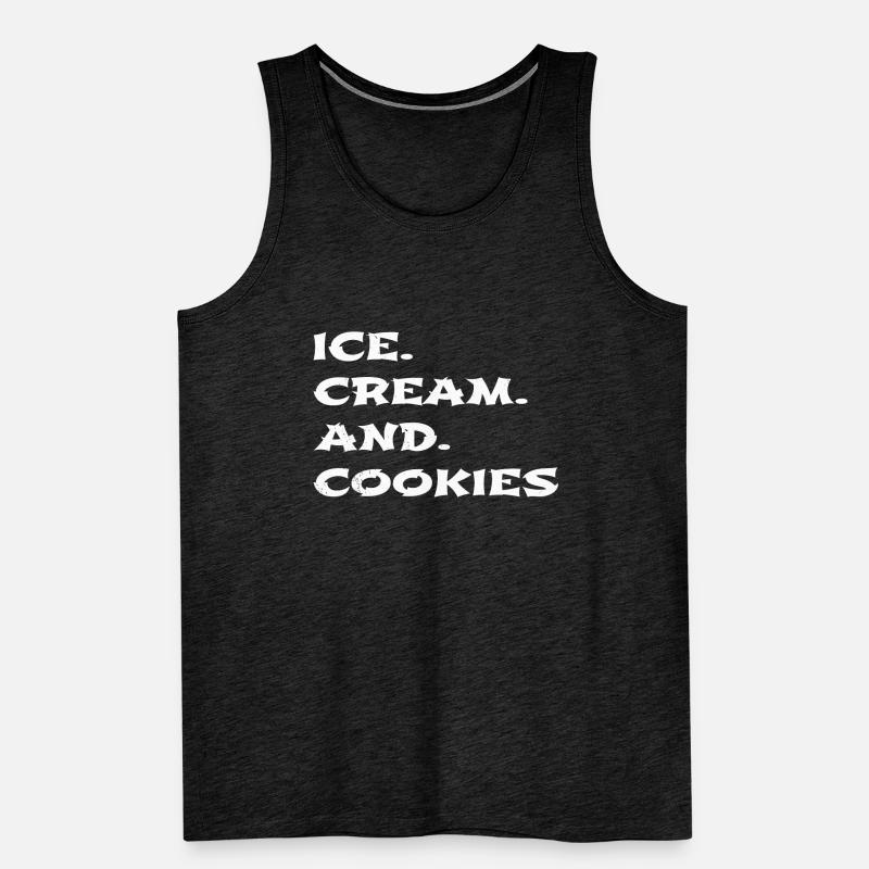 Statement Present Dessert Jokes Baker Lover Men's Premium Organic Tank Top