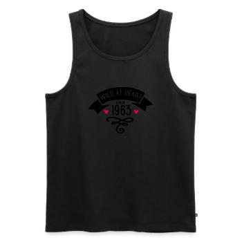 1963 - Männer Premium Bio Tank Top - Schwarz - Vorne - Michal (187cm)
