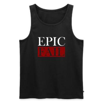 Funny LARP Live Action Role Playing Cosplay - Men's Premium Organic Tank Top - black - Front - Michal (187cm)