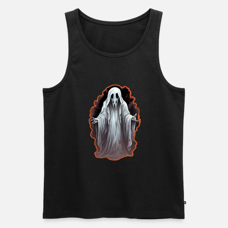 Halloweengeist - Männer Premium Bio Tank Top - Schwarz