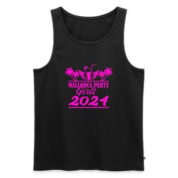 Majorque Party Girls 2024 - Débardeur bio Premium Homme - noir - Devant - Michal (187cm)