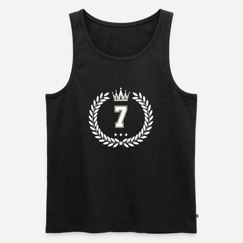 wappen 7 - Männer Premium Bio Tank Top - Schwarz