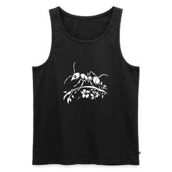 Ant Insect - Men's Premium Organic Tank Top - black - Front - Michal (187cm)