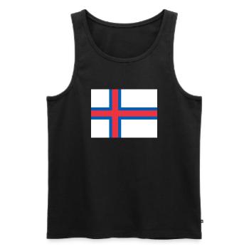 Färöer Inseln - Männer Premium Bio Tank Top - Schwarz - Vorne - AI Model Male 178 light (178cm)
