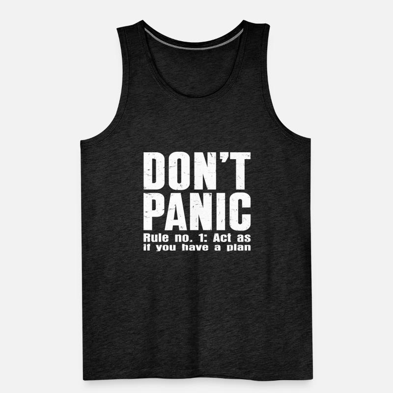 Don't Panic – Confidentiality Mode: ON Men's Premium Organic Tank Top